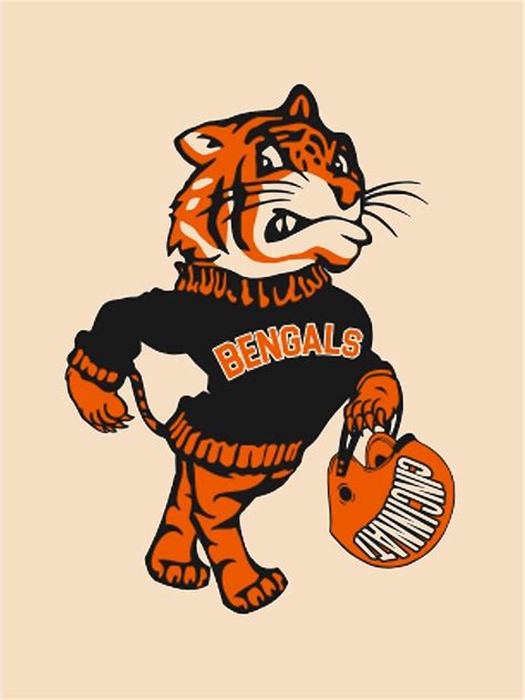 "Cincinnati Bengals ))(( Retro Mascot Fan Design" Poster for Sale by ...