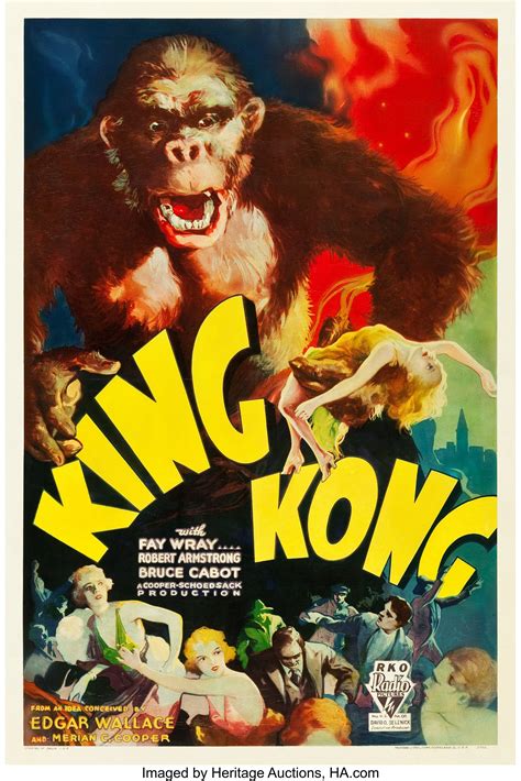 King Kong (RKO, 1933). One Sheet (27" X 41") Style B.. ... Movie | Lot #83285 | Heritage Auctions