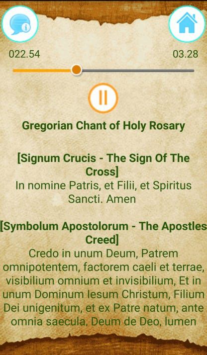 Holy Rosary in Latin + Gregorian Chant (offline) - Free download and software reviews - CNET ...