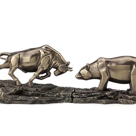 Bull and Bear Sculpture Statue Figurine.bull Market - Etsy