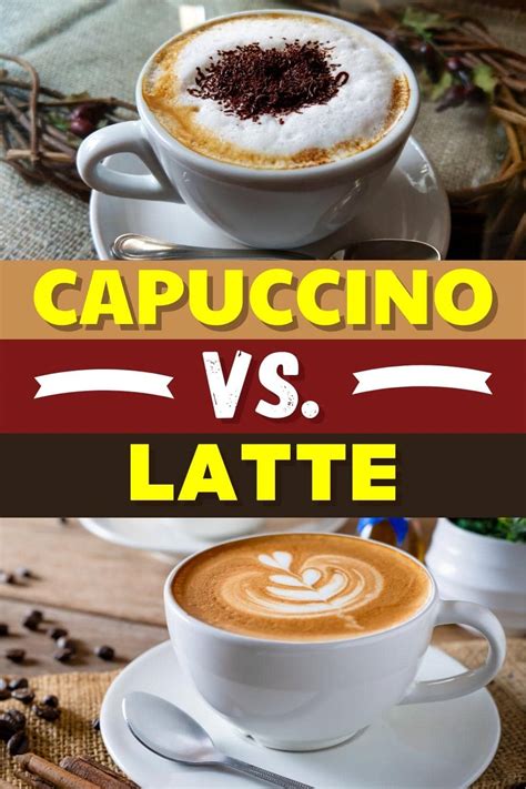 Cappuccino vs. Latte (4 Main Differences) - Insanely Good