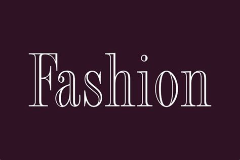 Fashion Font - YouWorkForThem