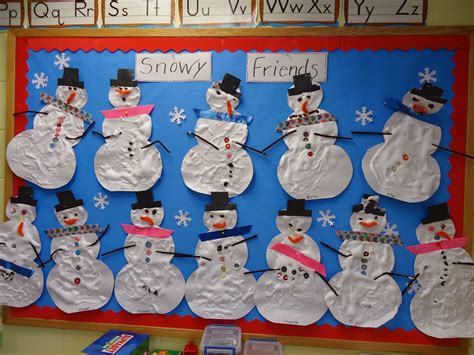 Trinity Preschool Mount Prospect: Snowman bulletin board