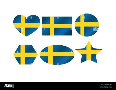 Sweden Flag themes idea design in illustration Stock Vector Image & Art ...