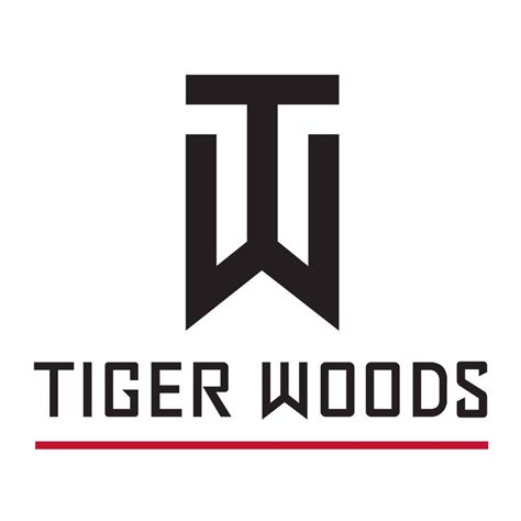 Tiger Woods - logo | Wood logo, Tiger woods, Logo fonts free