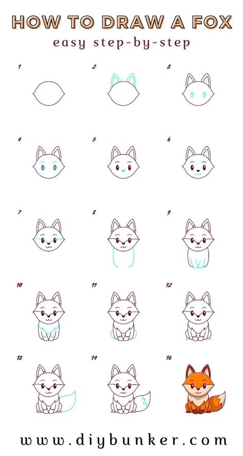 How to Draw a Fox: An Easy Step-by-Step Fox Drawing [With Video!] in ...