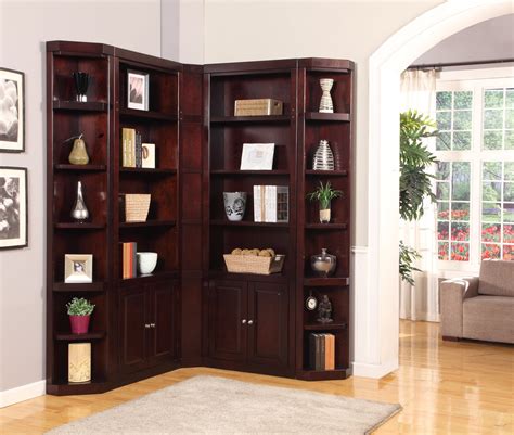 Boston L Shape Bookcase Wall from Parker House | Coleman Furniture