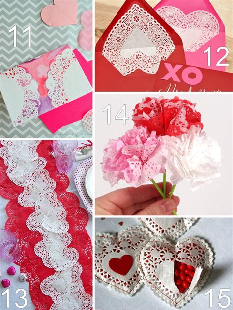 26 Paper Doily Valentine Crafts - The Scrap Shoppe