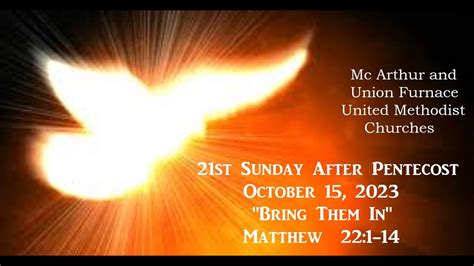 21st Sunday After Pentecost 10152023 - YouTube