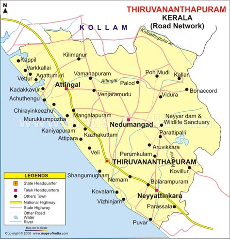 Thiruvananthapuram District Information - Trivandrum District Information Guide Maps Kerala