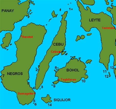 Maps: Map Visayas