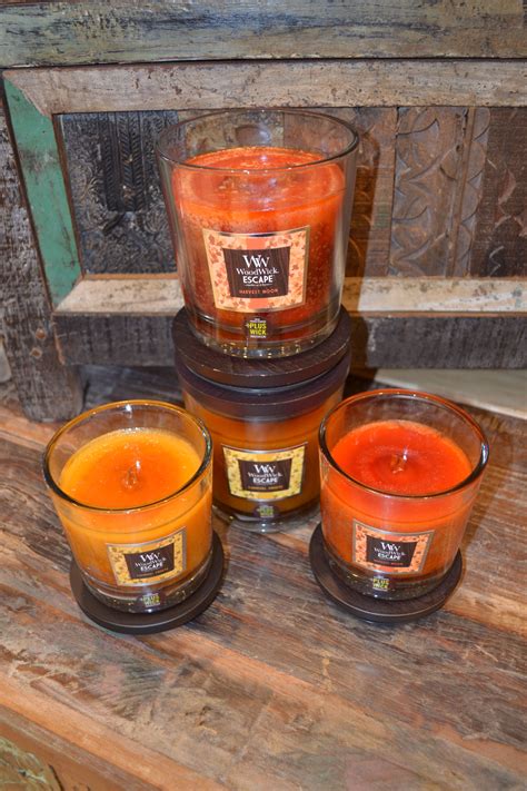 Woodwick Fall Scented Candles - Harvest Moon & Carnival Sweets | Fall ...