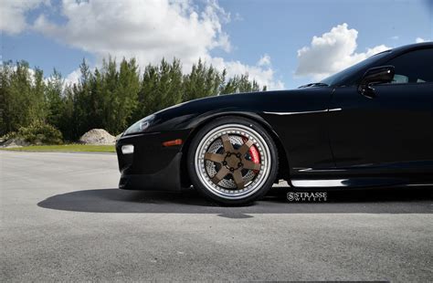 Toyota Supra On Satin Bronze Rims Take Us On a Trip Down Memory Lane ...