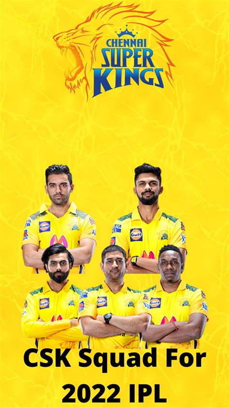 CSK Squad 2022 Players List After IPL Mega Auction