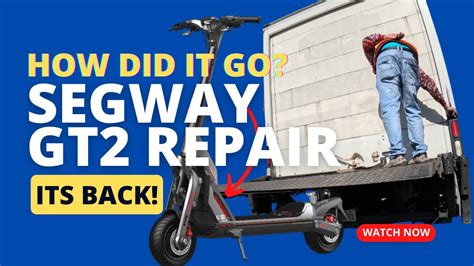 Segway GT2 is BACK from Warranty Support - What happened? Plus Two NEW Accessories - YouTube