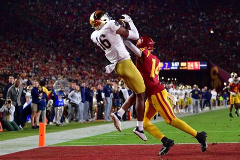 College Football Data and Advanced Stats Review: Notre Dame 27, USC 38 - One Foot Down