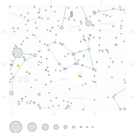 Lepus, the Hare Constellation | TheSkyLive.com