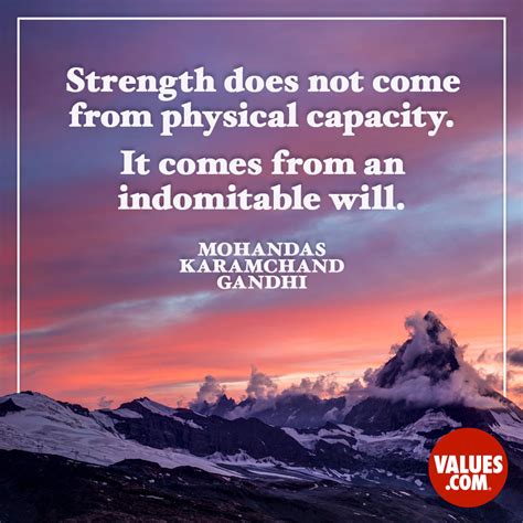 “Strength does not come from physical | The Foundation for a Better Life