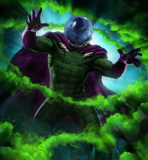 Unused MCU Mysterio Concept Art by Ryan Meinerding | Mysterio marvel, Spiderman art, Marvel ...