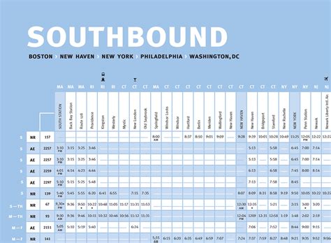 Amtrak Schedule Redesign on Behance