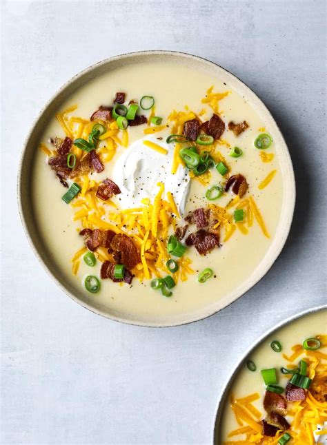 Creamy Cheddar, Bacon, and Potato Soup - Craving California