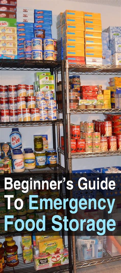 The Beginner's Guide To Emergency Food Storage | Emergency food storage ...