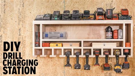 DIY Drill Charging Station - YouTube