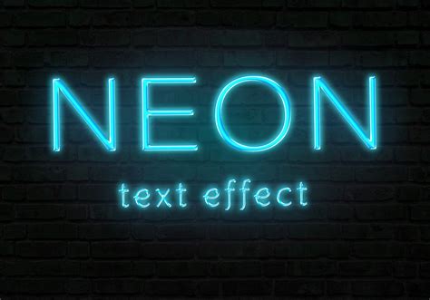 Neon text effect2 - Free Photoshop Brushes at Brusheezy!