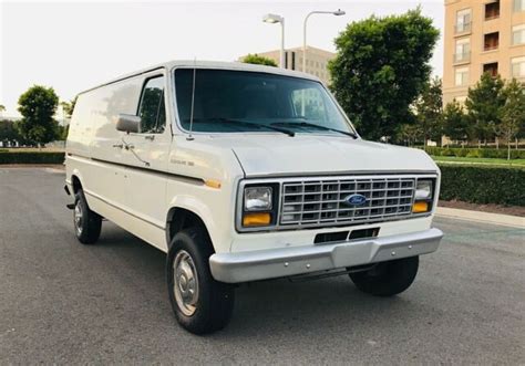 1989 Ford Van E350 Econoline Custom Cargo - Classic Ford E-Series Van 1989 for sale