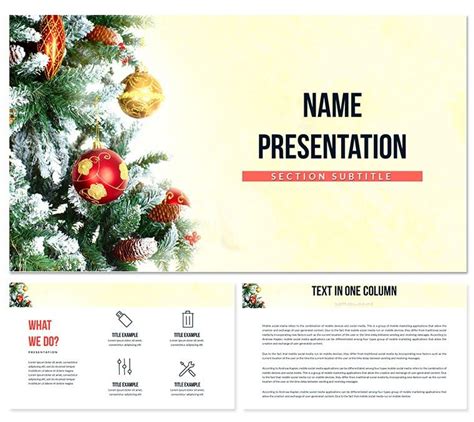 Free Christmas Tree PowerPoint Template for Memorable Presentation