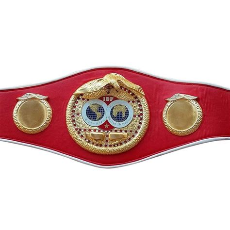 New Full Size IBF Boxing Championship Belt International Boxing ...