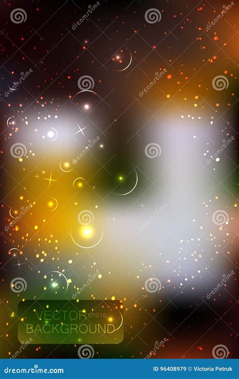 Abstract Bright Glitter Background with Little Stars Stock Illustration ...