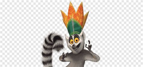 Julien Lemur Madagascar Alex Film, Animation, king, fictional Character ...