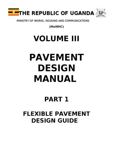 Flexible Pavement Design Manual, Pa | Road Surface | Road