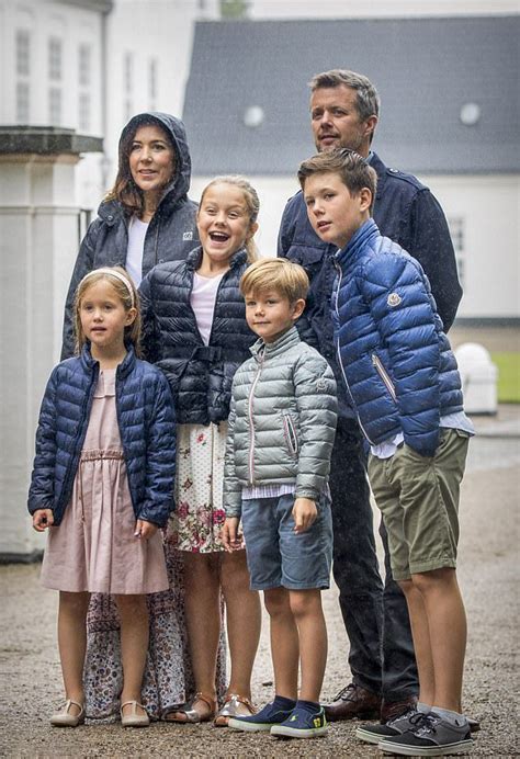 Crown Prince Frederik and wife Crown Princess Mary of Denmark with their children, … | Danish ...