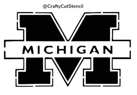 Michigan State Wolverines Stencil Durable & Reusable Stencils - Etsy