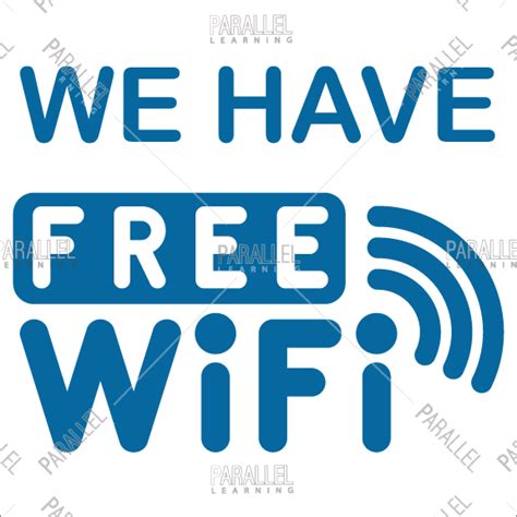 Free Wifi Zone signage | Free Wifi Zone sticker & poster