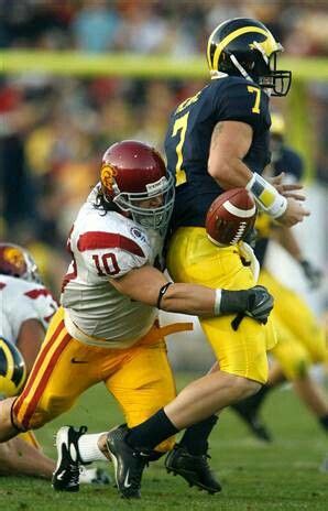 USC Football Brian Cushing | Usc football, Usc trojans football, Trojans football