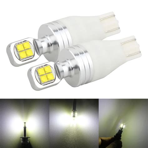 2x T15 W16W 921 LED Cree XBD Chips 40W LED High Power Light LED Bulb Strong Bright White 12V 24V ...