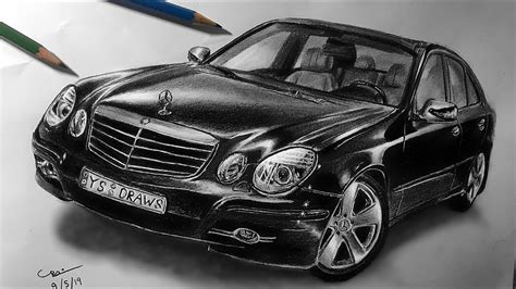 View 6 Pencil Hyper Realistic Car Drawing - aboutandtoon