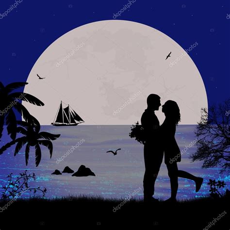 Vacaciones, Pareja., Vector, Artístico, En Imagen Vectorial de © roxanabalint #50902575 ...