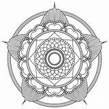 Superb complex Mandala  Coloring Pages For Kids sketch template