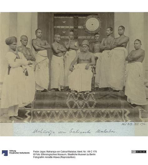 The Zamorin of Calicut with entourage | Reproduktion, Museum, Fotos