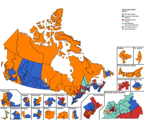 2024 Canadian Election Scenario - NDP Victory : r/imaginaryelections