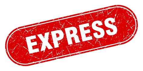 Express Sign. Express Grunge Stamp Stock Vector - Illustration of ...