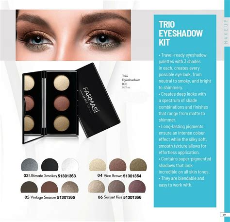 Farmasi Eyeshadow Trio Kit 1 #Farmasi | Eyeshadow, Gel eyeliner, Eyeshadow palette