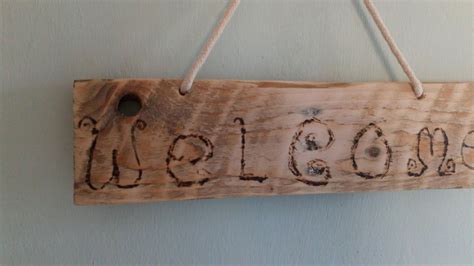 Rustic Wooden Welcome Sign - Etsy