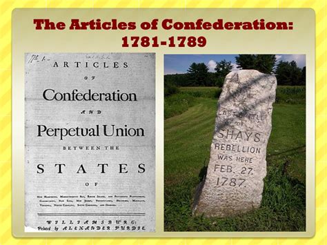 PPT - The Articles of Confederation: 1781-1789 PowerPoint Presentation - ID:3190828