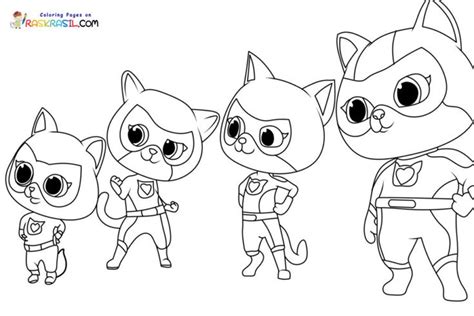 SuperKitties Coloring Pages | Free coloring pages, Coloring pages, Coloring pages for kids