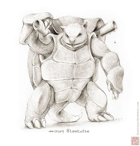 Pokemon Blastoise Drawing at GetDrawings | Free download